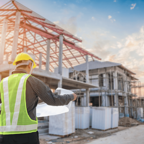 man standing at Building Companies site